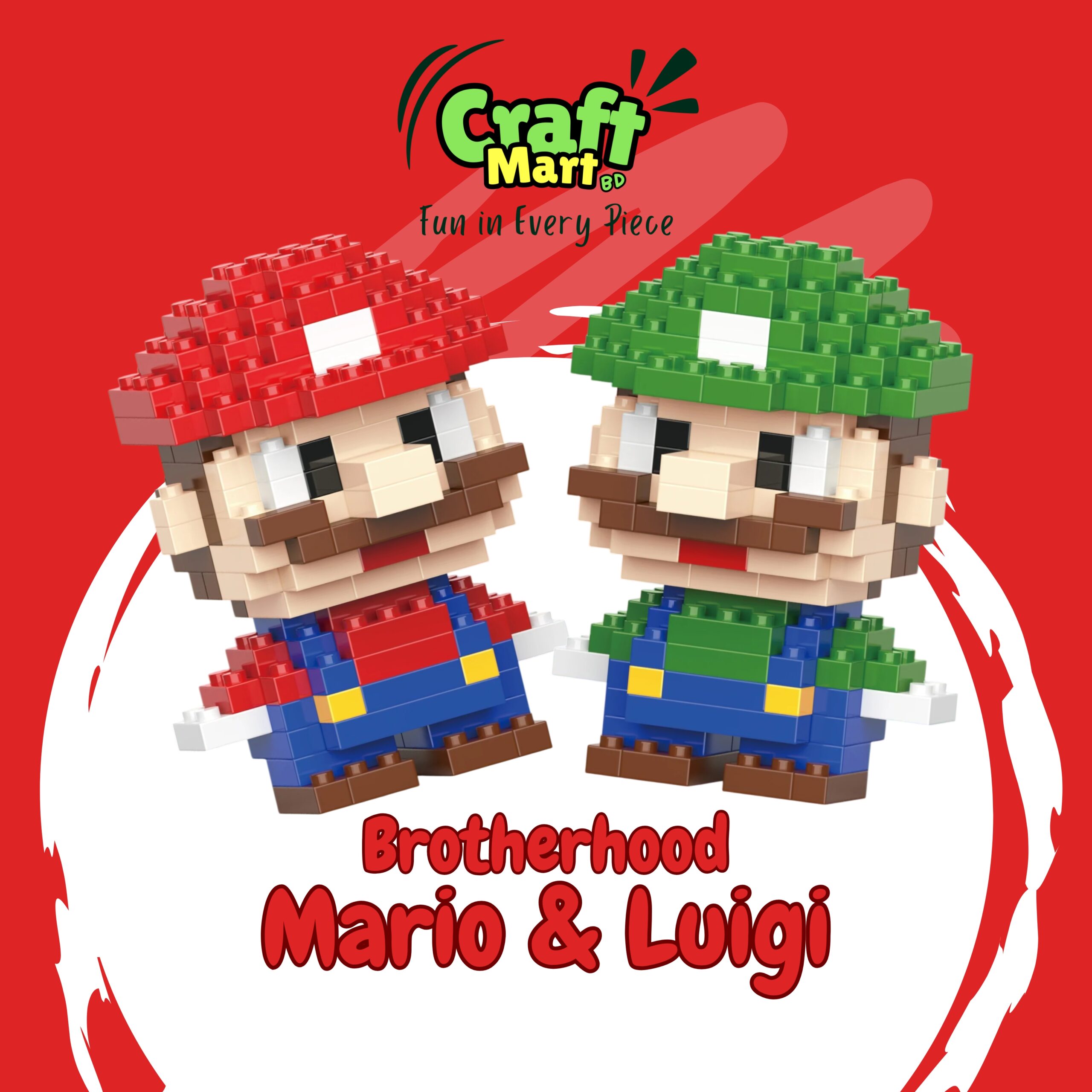 Super Mario and Luigi Brick Sets Build the Magic