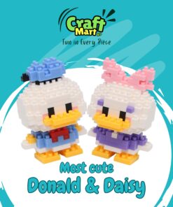 Cute Couple Donald and Daisy Bricks – Build the Magic of Disney