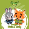 Cute Couple Donald and Daisy Bricks – Build the Magic of Disney