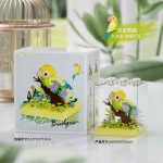 Budgie Parakeet Building Blocks 199-piece yellow and green bird with stackable dust cover K399 MEKANSM Select 84 more words to run Humanizer.