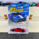 Ford 2017 GT red diecast car with black wheels and working suspension – MSZ