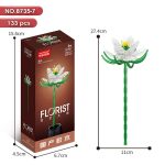 Epiphyllum Flower Building Blocks 133-Piece Queen of the Night by LELE BROTHER
