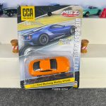 Ford Mustang Shelby GT350 orange 1:64 diecast car with dark wheels and working suspension – CCA