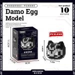 Black Panther Marvel Super Hero K146 Micro Building Blocks 230-piece Damo Egg model with black mask design and pointed ears Select 79 more words to run Humanizer.
