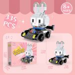 Judy Hopps Zootopia 6912 Building Blocks 335-piece character riding a black mini racing kart