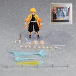 Zenitsu Agatsuma 522DX articulated action figure with sword, interchangeable faces, hands and lightning effect parts