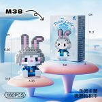 Judy Hopps Disney Zootopia Micro Building Blocks M38 160-piece rabbit mini figure with long ears and blue outfit