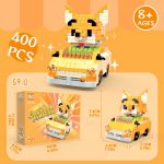 Nick Wilde Zootopia 6910 Building Blocks 400-piece fox character riding an orange mini kart