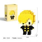 Sanji One Piece Anime F3039 Micro Building Blocks mini figure with blonde hair and black suit