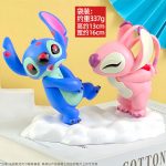 Stitch Collectible Figures blind box with six costume designs and Stitch Angel couple displays