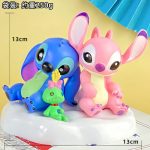 Stitch Collectible Figures blind box with six costume designs and Stitch Angel couple displays