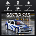 BMW M3 GTR E46 1:24 diecast model car front view