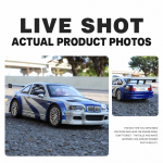 BMW M3 GTR E46 diecast car features with lights and sound
