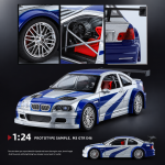 BMW M3 GTR E46 1:24 Diecast Model Car | CraftMartBD