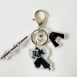 Muichiro Tokito Sword Keyring with Mist and Uniform Charms