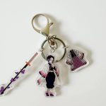 Shinobu Kocho Triple Keyring with Butterfly Charms